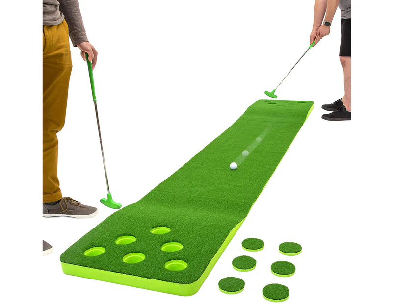 Indoor Golf Training Mat Putting Drill Golf Mat Blanket Strike Mat 45*350cm
