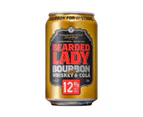 Bearded Lady Bourbon & Cola, 330ml 12% Alc.