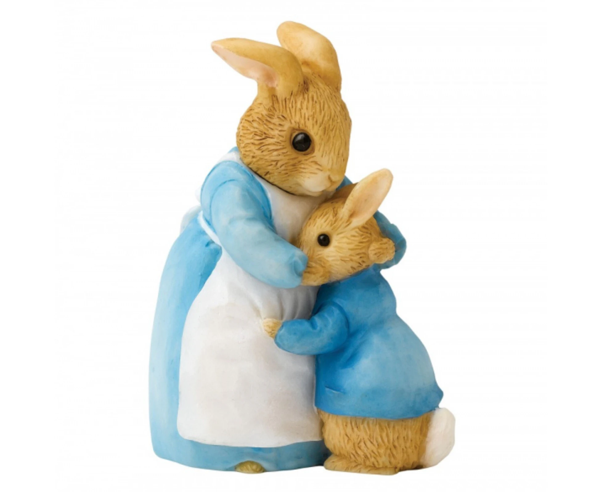 Beatrix Potter Mrs Rabbit and Peter Rabbit Miniature Figurine A26909