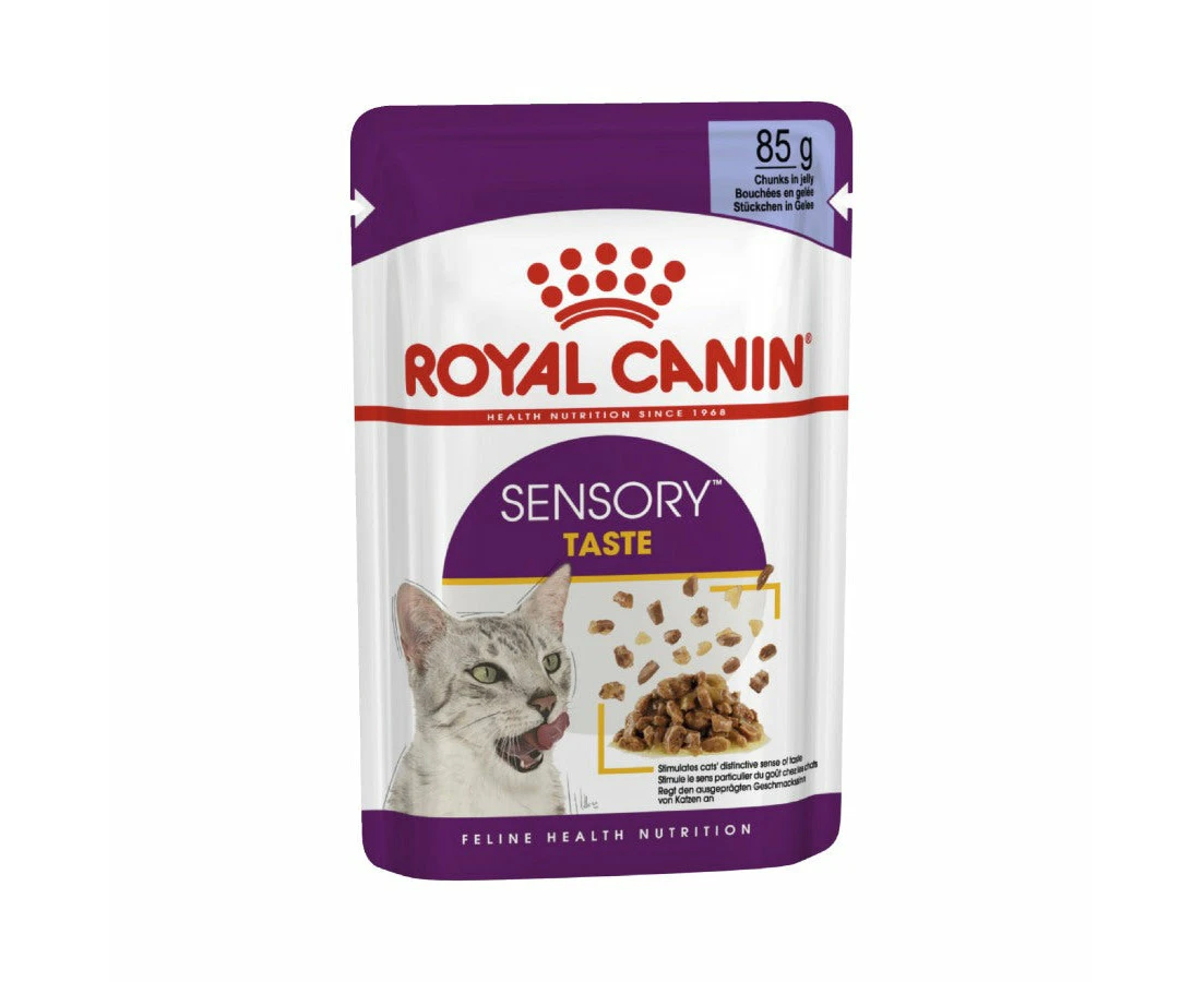 Royal Canin Sensory Taste Jelly Adult Wet Cat Food 12 X 85g