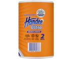 Handee Ultra Double Length Paper Towel (120 Sheets per roll), White 8 count
