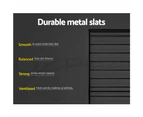 Artiss Metal Bed Frame Single Size Platform Foundation Mattress Base SOL Black