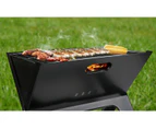 Outdoor Picnic Camping Bbq Portable Foldable Notebook Size Folding Charcoal Bbq