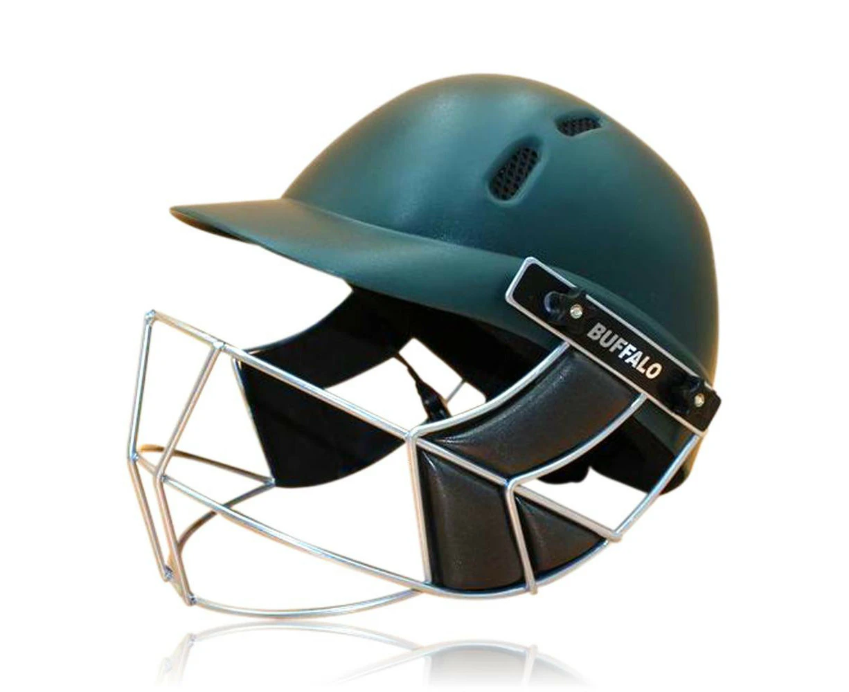 Buffalo Sports Impact Cricket Helmet - Green