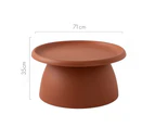 Coffee Table Mushroom Nordic Round Large Side Table 70CM Pink