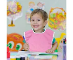 Waterproof Painting Apron with Pocket for Classroom Community Event Crafts Art Painting Activity - Pink