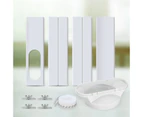 Air Conditioner Kit Max Adjustable Length 90 Inch Air Conditioner Window Vent Reinforced PVC Plates Seal