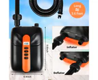 Electric SUP Air Pump 12V Car Connector Air Inflator, Intelligent Dual Stage  Inflation & Deflation Function, Paddle Board Pump for Boats