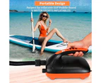 Electric SUP Air Pump 12V Car Connector Air Inflator, Intelligent Dual Stage  Inflation & Deflation Function, Paddle Board Pump for Boats