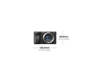 SONY - Alpha 6400 Premium Digital E-Mount Camera with APS-C Sensor (Black Body)
