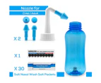 Neti Pot Sinus Rinse Kit 300Ml, Sinus Rinse Kit For Adults And Children