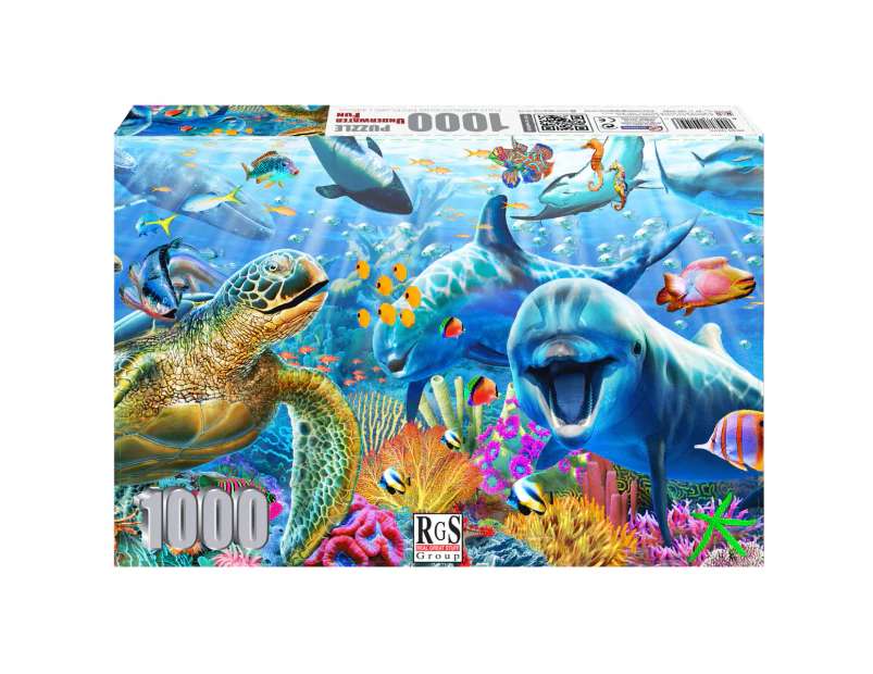 Under Water Fun 1000pc Jigsaw Puzzle