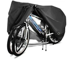 Bicycle Cover For 2 Bicycles Waterproof 210D Breathable Outdoor Bicycle Protective Cover With Lock Eyelets Protection