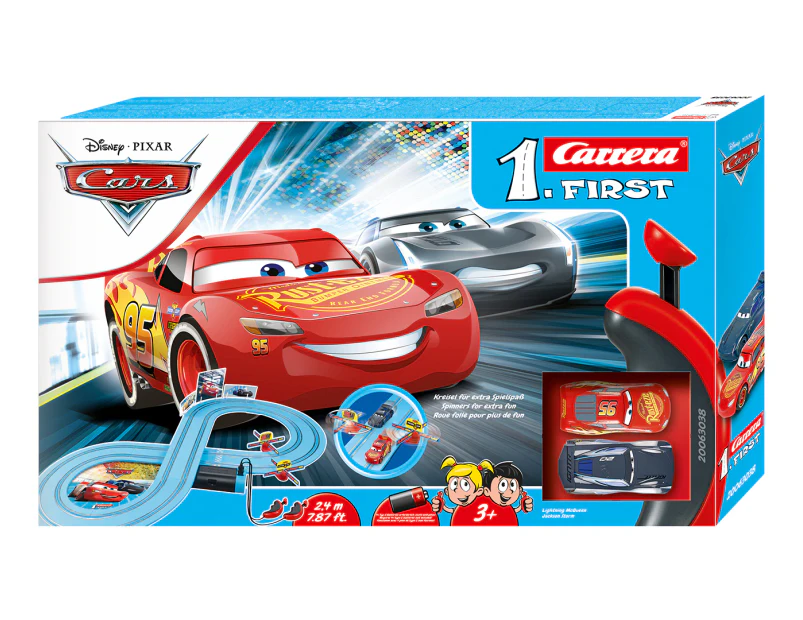 Carrera My 1st Disney Pixar Cars 3 Power Duel Slot Car Race Track Set |  