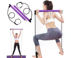 Pilates Exercise Bar With Resistance Band, For Full Body Workouts, Yoga, Fitness, Weight Loss, Pilates Stick Yoga Stick