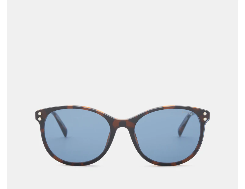 Levi's Women's LV5012/CS Clip-On Sunglasses - Havana/Blue