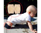 5 Pairs  knees protect baby crawling knees baby crawling pad non-slip - Khaki