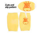 Unisex Crawling Protective Pads for Protective Baby Toddlers Knee Pads - Yellow