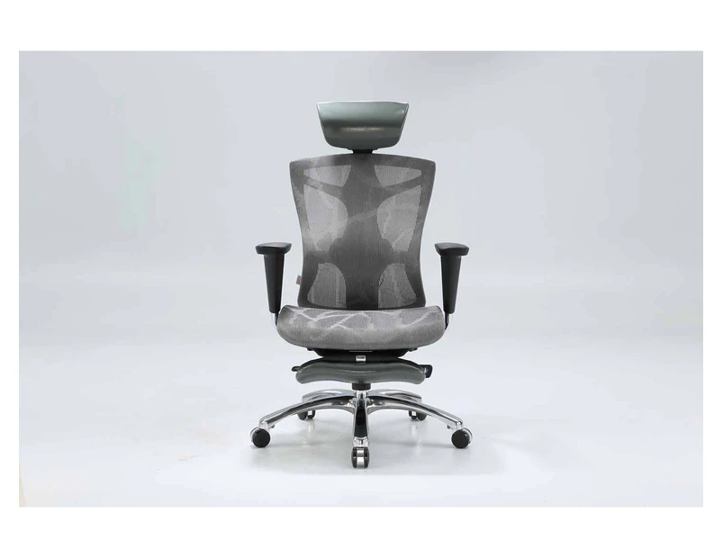 Sihoo V1 Ergonomic Office Chair - Grey with Leg rest