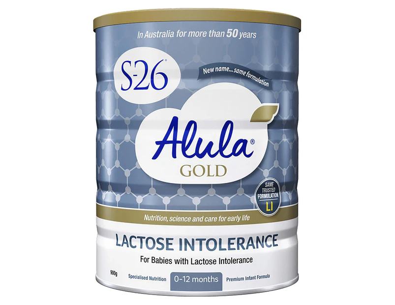 Alula S-26 Gold Lactose Intolerance Infant Formula 0-12 Months 900g