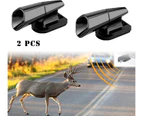 Pack Of 2 Deer Whistles Wild Animal Warning Devices For Cars Car Animal Warning Whistle Horn Abs Deer Sounder