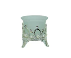 7cm Silver Metal Wedding Tea Light Candle Holder Centre Table Decoration - Silver