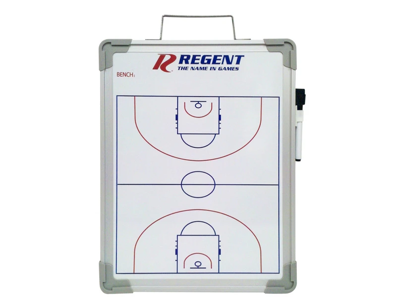 Regent 30x40cm Basketball Coaches Board Training Tactics Magnetic Whiteboard