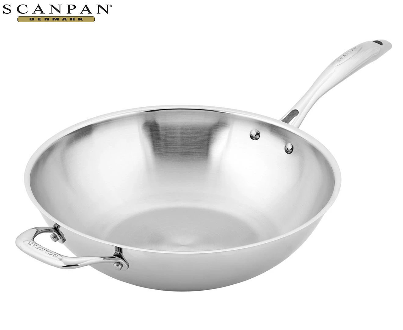 Scanpan 32cm Stainless Steel Wok