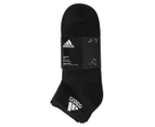 Adidas Men's Cushioned Ankle Socks 3-Pack - Black/White