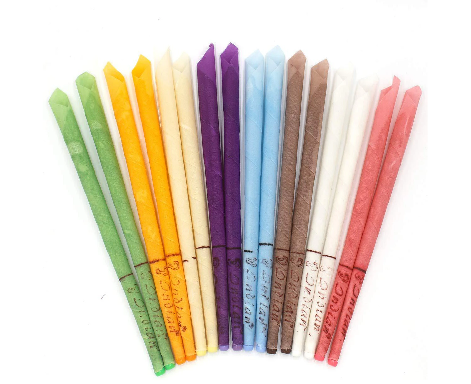 16 Ear Candles, Natural Beeswax Candles, Organic Fragrances, Ear Wax Remover To Relax And Clean Clogged Ears