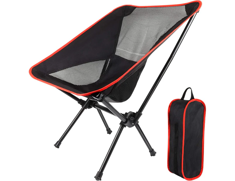 Outdoor Foldable Camping Chair, Portable Leisure Foldable Backrest Chair With Carry Bag For Outdoor Activities