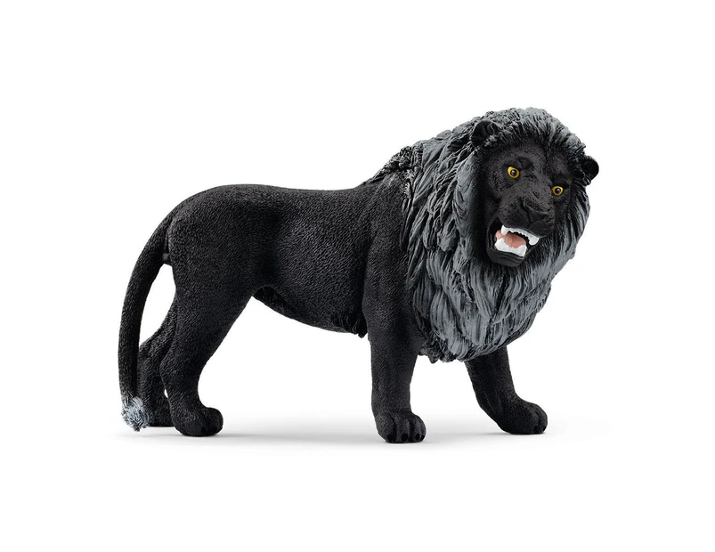 Schleich - Limited-Edition Midnight Lion Roaring Animal Figurine