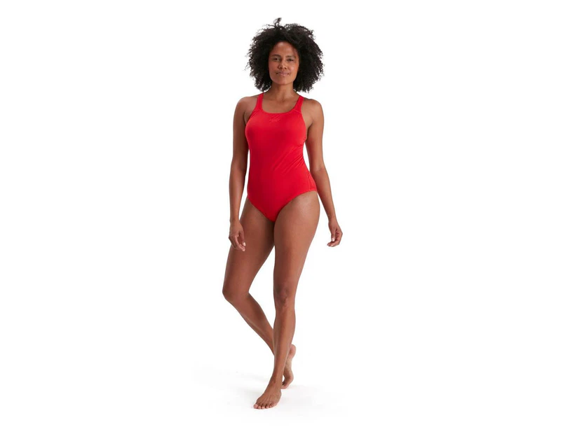 SPEEDO ECO ENDURANCE+ MEDALIST SWIMSUIT - FED RED