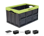 Archive Box 46L InstaCrate Collapsible Crate Car Storage Container folding AU - Green