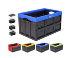Archive Box 46L InstaCrate Collapsible Crate Car Storage Container folding AU - Blue