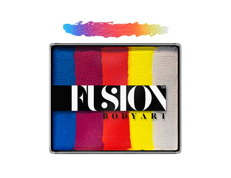 Fusion Body Art Face Painting Rainbow Cakes – Summer Sunrise | 50g (discontinued)