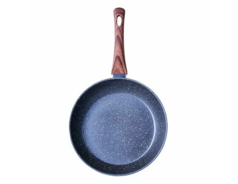 (24cm)Marble Stone Ceramic Coated Non Stick Cookware Frypan Pan PFOA Free Induction AU
