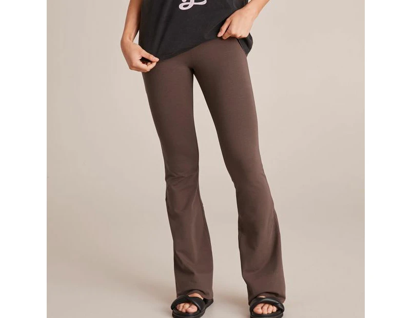 Lily Loves Jazz Flare Pants - Brown