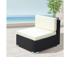 2PC Outdoor Furniture Sofa Set Wicker Rattan Garden Lounge Chair Setting