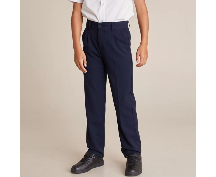 Plain Blue Cotton School Uniform Pant, Size: 22-42 at Rs 95/piece in Delhi
