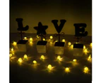 Pineapple String Lights 14Ft 40 Led 8 Modes Warm White Weatherproof Battery Operated Decorative Lights