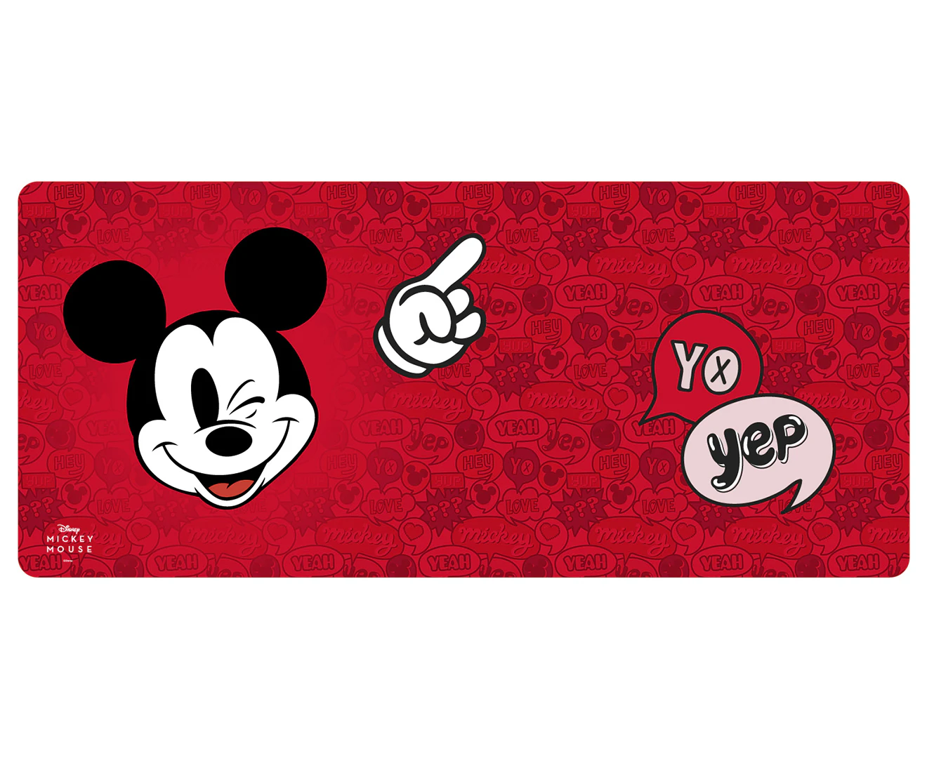 Disney Classic Mickey Mouse Yo Yep Printed XXL Mat Computer Mouse Pad 90x40cm