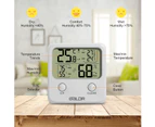 Digital hygrometer thermometer, digital indoor temperature hygrometer with display monitor for greater temperature and humidity