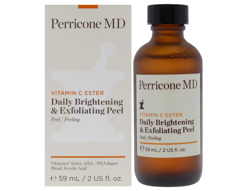 Perricone MD Vitamin C Ester Brightening and Exfoliating Peel for Unisex 2 oz Treatment Variant Size Value 2 oz