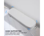 Forever Beauty Portable Beauty Massage Table Bed 3 Fold 70cm Aluminium Therapy Waxing - White