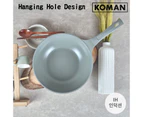 KOMAN Shinewon Vinch IH Wok Wokpan Non-sick Induction Ceramic 28cm - Grey