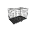 Paw Mate Wire Dog Cage Foldable Crate Kennel 24in with Tray