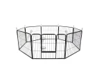 Paw Mate Pet Playpen Heavy Duty 31in 8 Panel Foldable Dog Exercise Enclosure Fence Cage