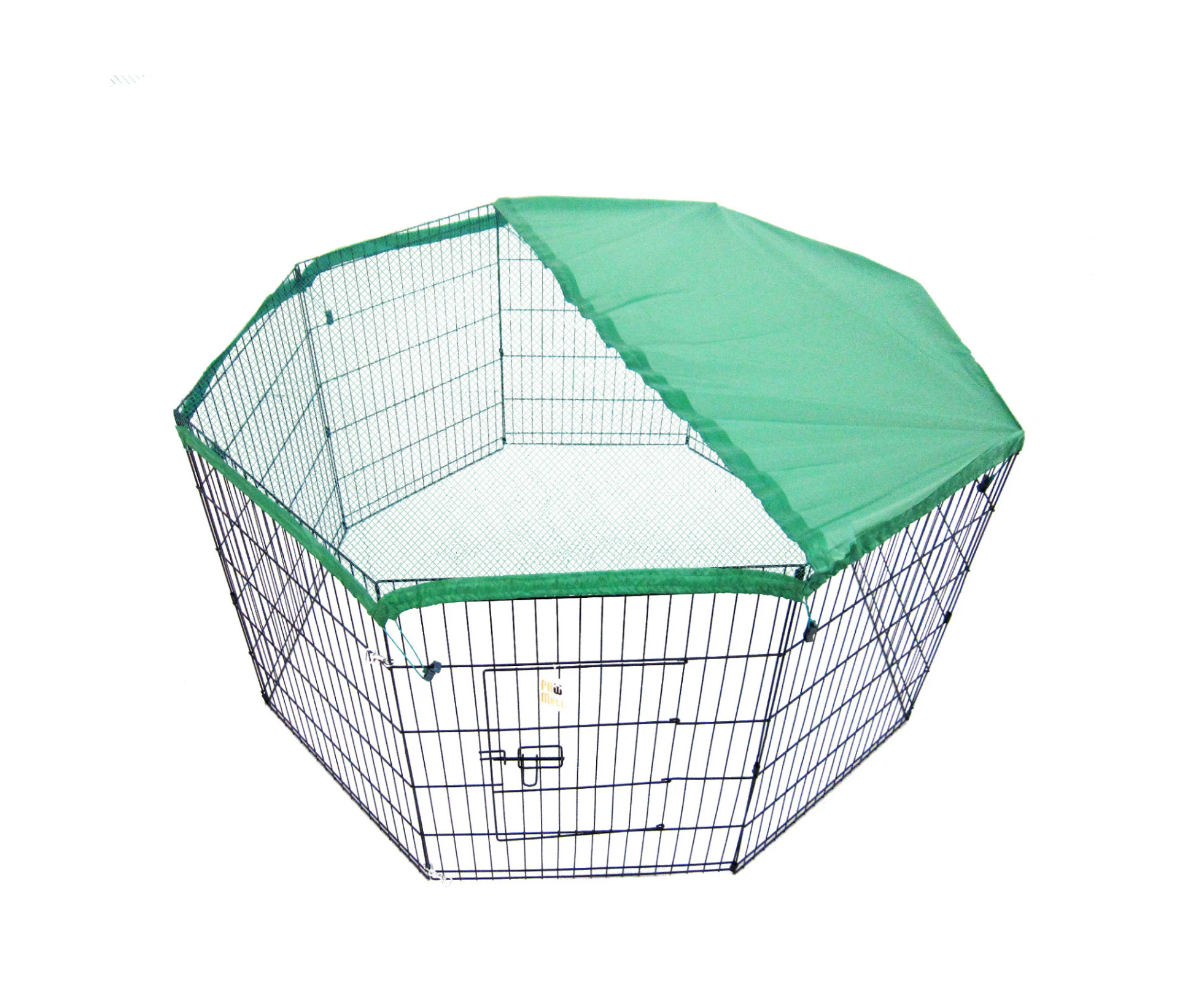 Paw Mate Pet Playpen 8 Panel 30in Foldable Dog Cage + Cover