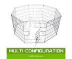 Paw Mate Pet Playpen 8 Panel 30in Foldable Dog Exercise Enclosure Fence Cage